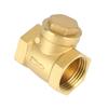 1" NPT Brass Water Oil Gas Swing Check Valve Threaded Plumbing Fitting