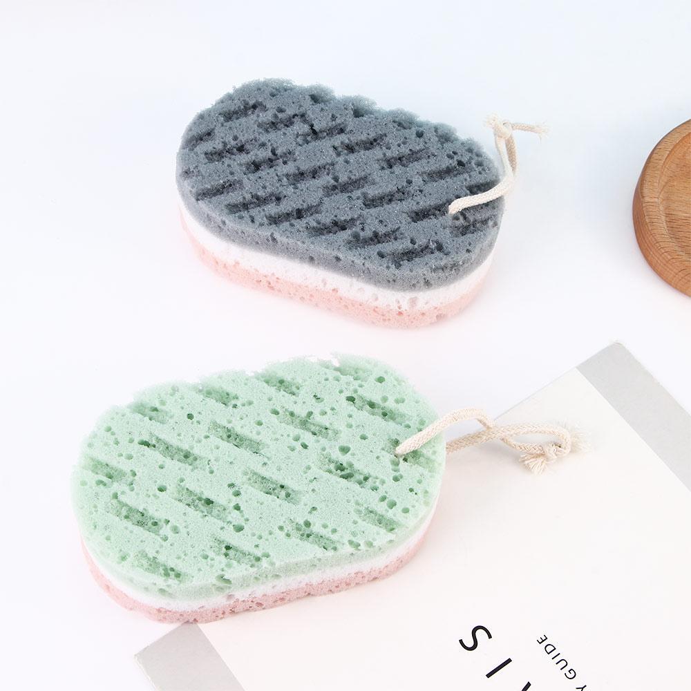 Body Quick Foaming Exfoliation Massage Brush Sponge Scrubber Body Brush Shower Rub Sponge Bath Ball