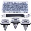 51pcs Gray Door Trim Panel Retainer Clips Rivet for 51418224781 50pcs+Remover