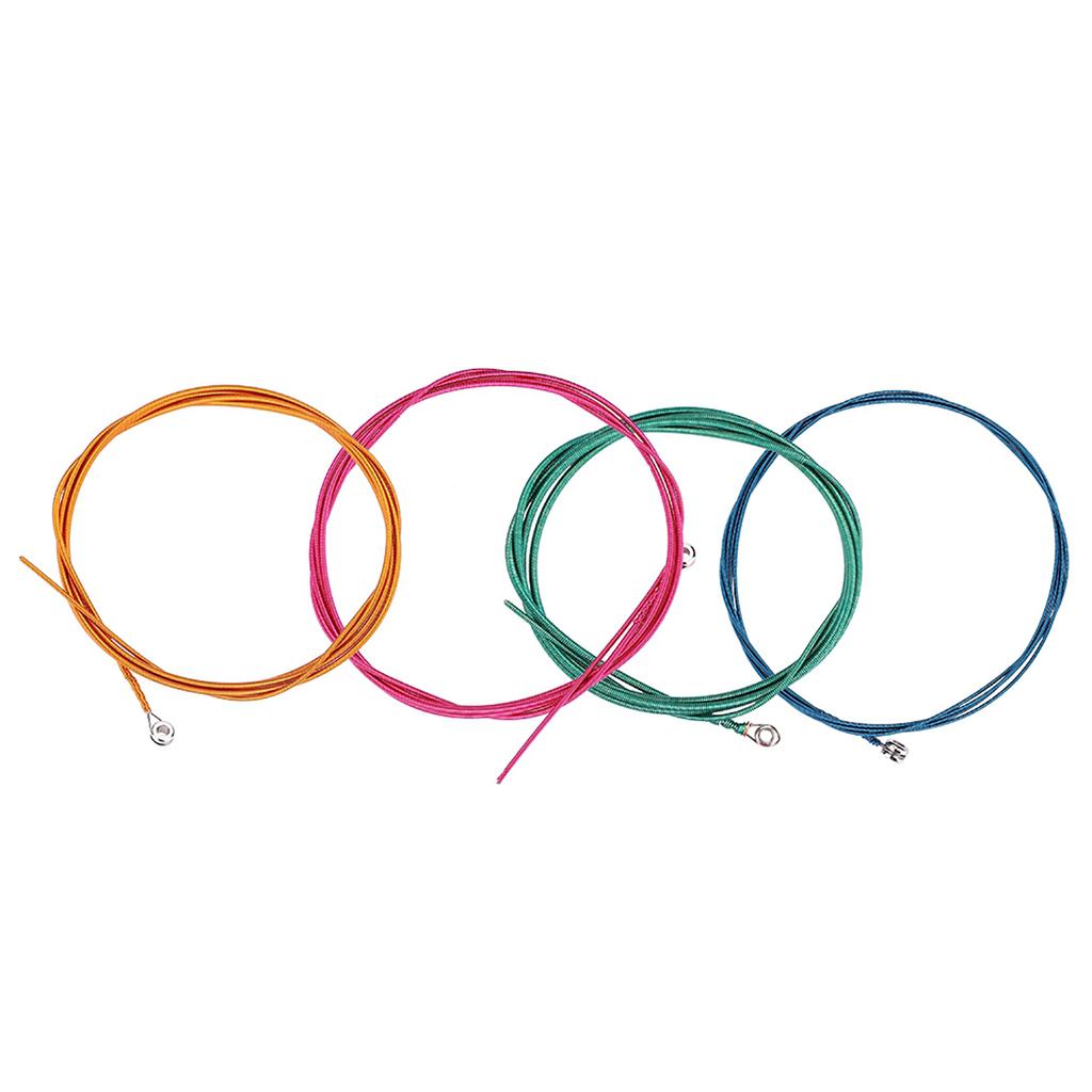 1.16mm, 1.44mm, 2.0mm, 2.54mm (.046 .100) 4 String Colorful Electric Bass Strings Instrument