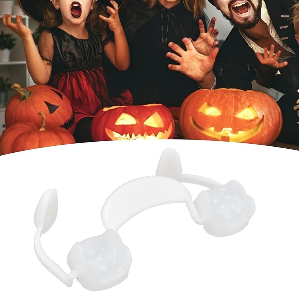 Клыки вампира Мягкие силиконовые выдвижные накладные зубы Косплей Протезы Хэллоуин Реквизит для вечеринки