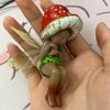 Украшение из смолы Спящая фея Ремесло из смолы Спящий гриб Эльфийские украшения Маленький лесной гриб Фея Украшения