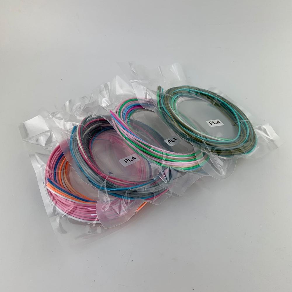 3D-печатная нить PLA 10/20 цветов Экологически чистые материалы для печати 3D-ручками 1,75 мм 100/200 метров.