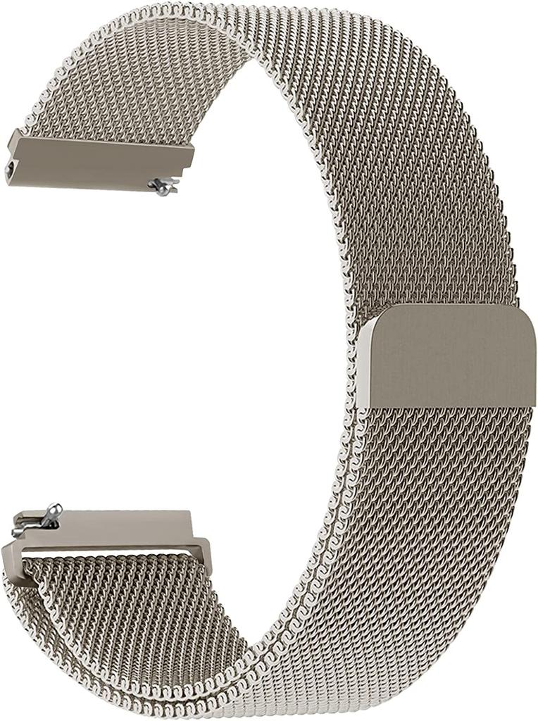 22 мм 20 мм Миланская петля Ремешок Для Amazfit Active 2 GTS/GTR 4 Samsung Watch7/6/5/4 Металлический Браслет Huawei Watch GT5-4-3-2 Pro Ремешок