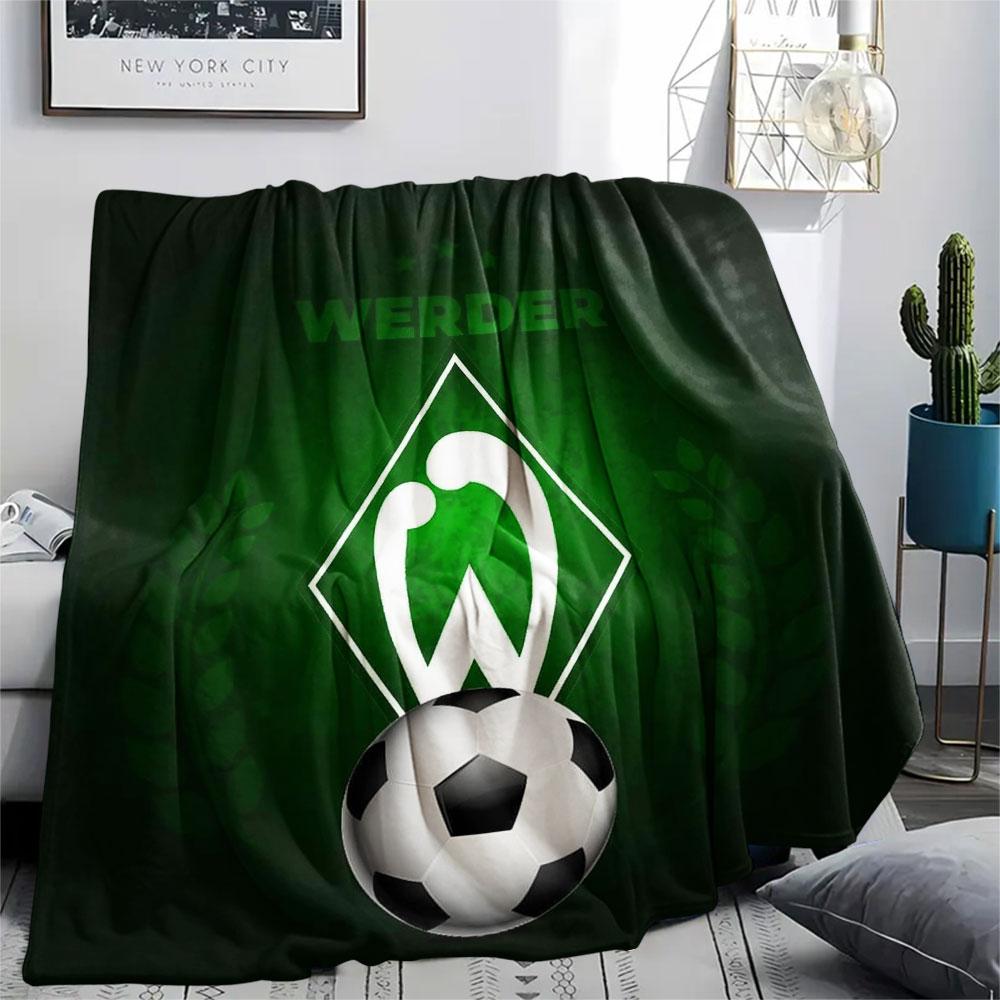 1PC SV Werder Bremen Patterned Flannel Blanket Suitable For All Seasons for Home Decor Warmth and Comfort Gifts Holiday Present
