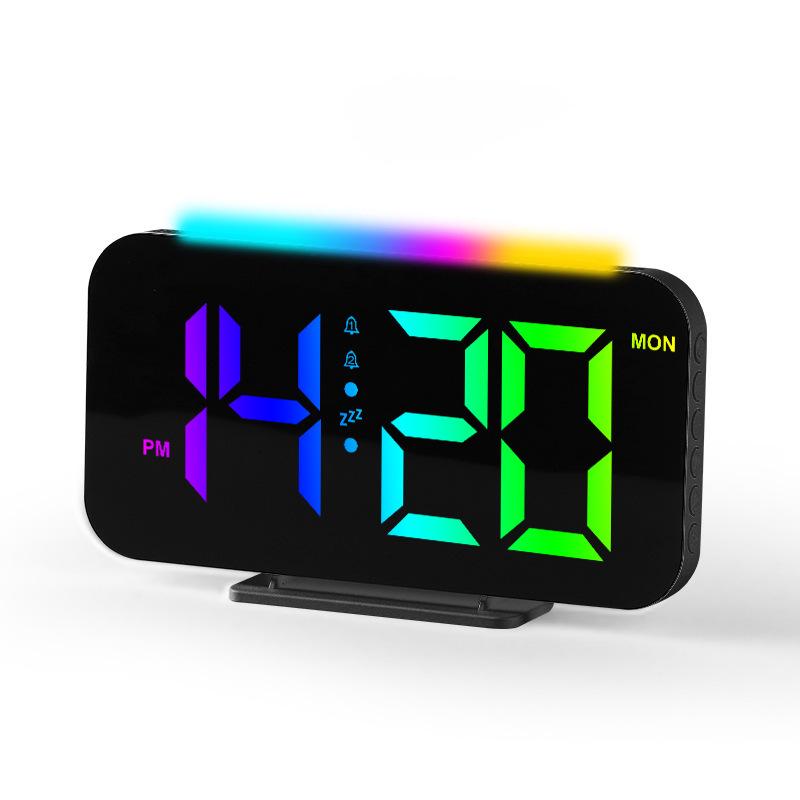 Многофункциональный RGB-будильник с подсветкой 9010