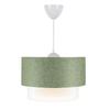 Cake Single Pendant Lamp Khaki Fabric Living Room Bedroom Young Room Chandelier