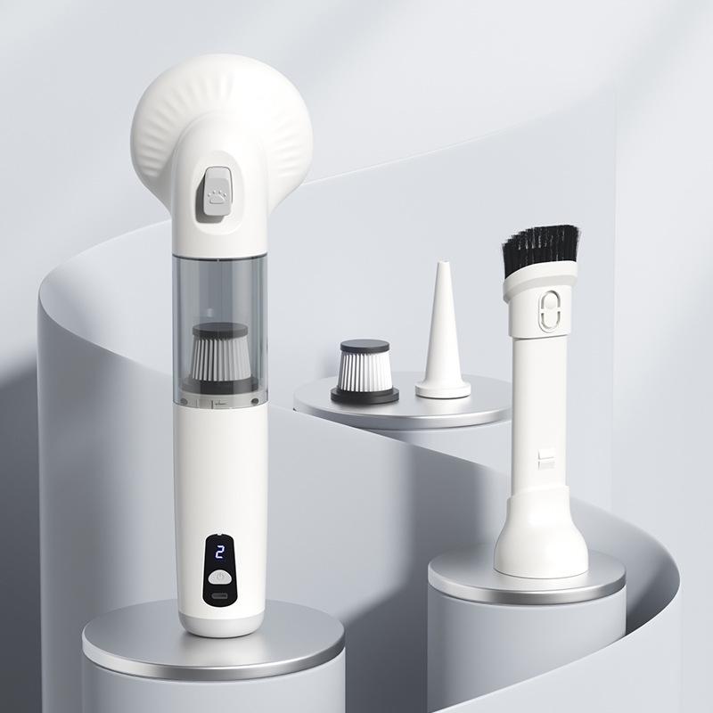 Pet Hair Vacuum & Grooming Tool for Cats and Dogs - Integrated Comb and Hair Remover