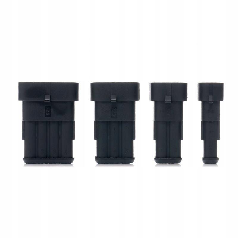 Set of Hermetic Cube Plug Connectors 352 Kraft&Dele Elements