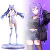Impact Keqing Genshin Swimwear Figurine Game Cartoon Model Statuary Toy Gift