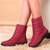 Women Boots Snow Round Toe Shoes Woman Warm Women Shoes Zipper Ladies Shoes Plush Winter Woman Boots Botas Mujer