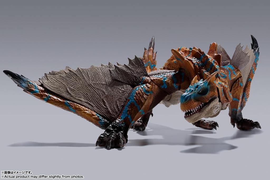 TAMASHII NATIONS Monster Arts Monster Hunter Rise Tigrex примерно 300 мм окрашенная подвижная фигурка SH. ПВХ и АБС