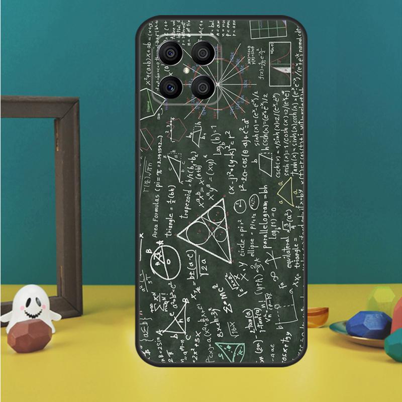 Symbol Math Science Physics Formulas Case For Honor 200 Lite Magic 7 6 5 Pro Honor X9c X9b X9a X8b X8a X8 X9 50 70 90 Lite Cover