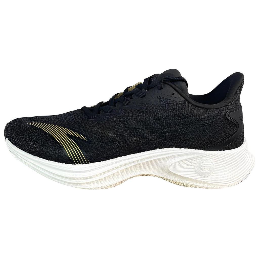Anta Mach 2.0 Slip Resistant Durable Breathable Lightweight Running Shoes Men Sneakers Black Gold 112235588S-3
