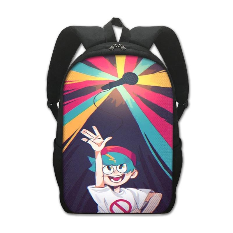 Стильный рюкзак Friday Night Funkin для поклонников мультяшной игры с регулируемыми лямками