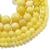 1 нить/лот 4-12 мм полировка натуральный желтый агат камень круглые свободные бусины для изготовления ювелирных изделий ожерелье браслет