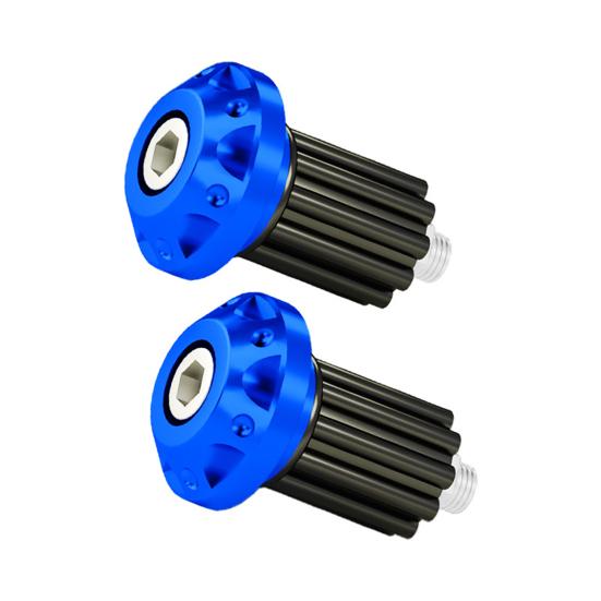 1 Pair Motorcycle Handlebar End CNC Aluminum Alloy Universal Motorbike Scooter Grip Handle End Plug Trim Cover Modification Accessories