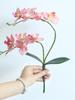 2Pcs Real Touch Latex Butterfly Orchid Flores 46cm Artificial Phalaenopsis Flower for Wedding Home Valentine's Day Decoration
