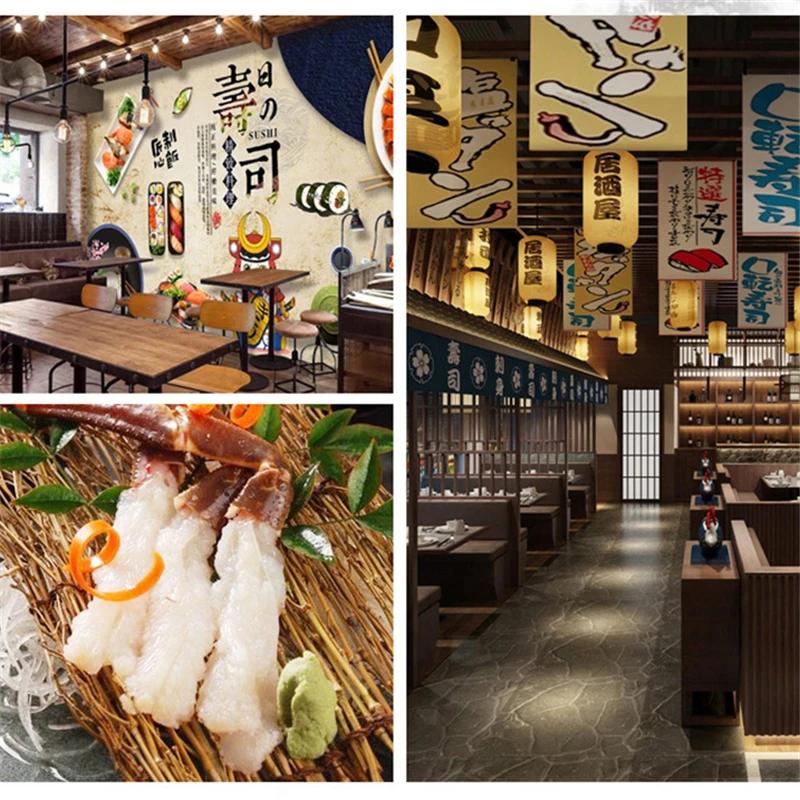 Декоративные цветы и растения Японские блюда барбекю Украшенное блюдо из морепродуктов Декоративные украшения Суши-сашими-ассорти -B