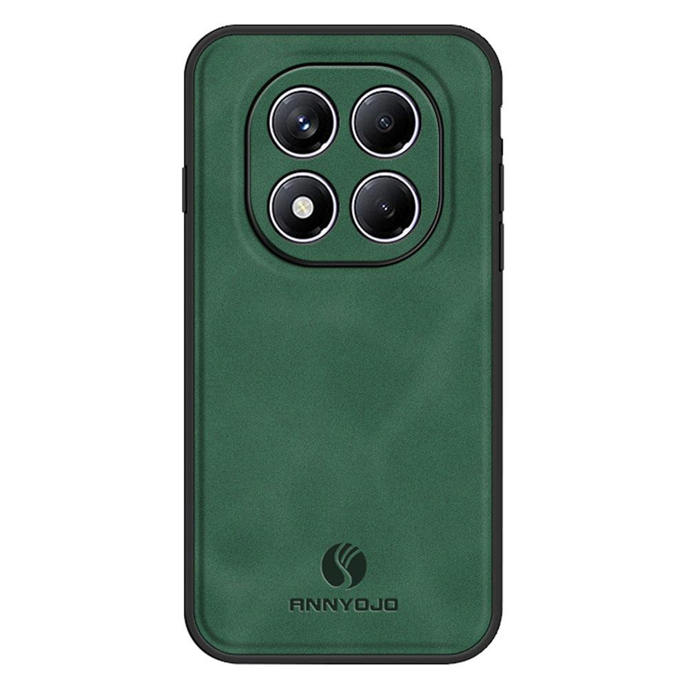 ANNYOJO Чехол для Xiaomi Redmi Note 14 Pro 4G из ПУ кожи+ПК+ТПУ, противоударная задняя крышка для телефона