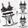 New Sexy Fashion Lace Lingerie Underwear Sleepwear G-string Pajamas Garter