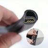 2m Thicken Rubber B-Pillar Sealing Strip Car Door Edge Weatherstrip Scratch Protector Soundproof for Car Door All Vehicles