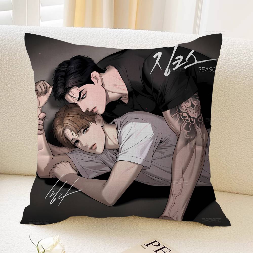 Manhwa Joo Jaekyung Kim Dan Cushion Cover Decorative Pillow Sofa Home Decor case pillow cases