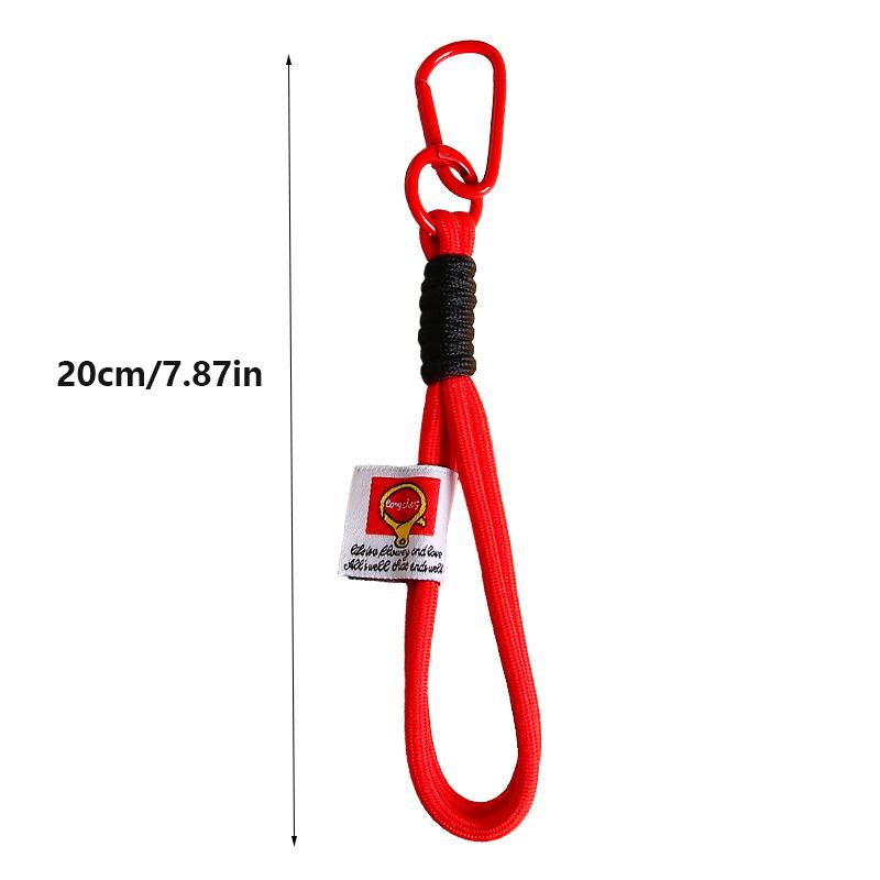 Yogodlns Colorful Nylon Rope Handbag Pendant With Carabiner Buckle Clips Bags Accessories Spare Parts for Bags