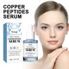 Copper Peptide Serum Anti Aging Fade Fine Lines Pore Shrinking Smoothing Firming Hydrating Hyaluronic Acid Moisturizing Essence