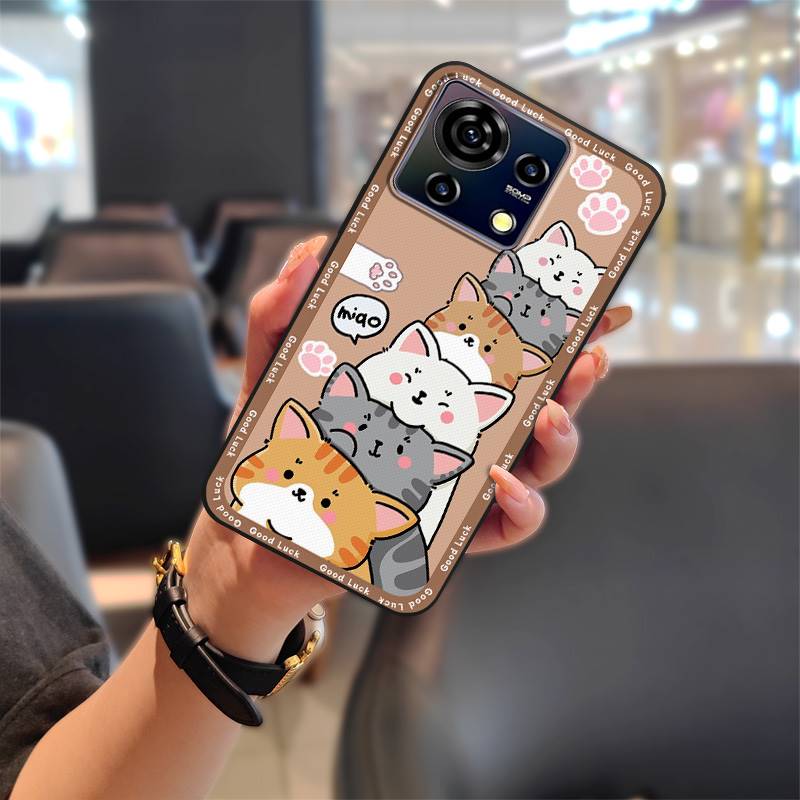 Водонепроницаемый Модный Дизайн Чехол для Телефона Для ZTE Blade V50 Vita Защитная Грязеотталкивающая Задняя Крышка Мультяшный Мягкий чехол ТПУ