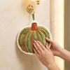 Thickened Pumpkin Hand Towels Water-absorbing Hand-Wiping Towel Halloween Towels  Kitchen