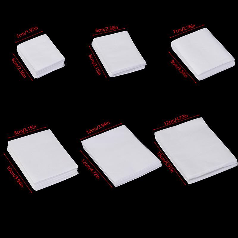100 шт одноразовые чайные пакетики термосвариваемая фильтровальная бумага для травяных пакетиков для чая разных размеров пустые кофейные пакетики для чая