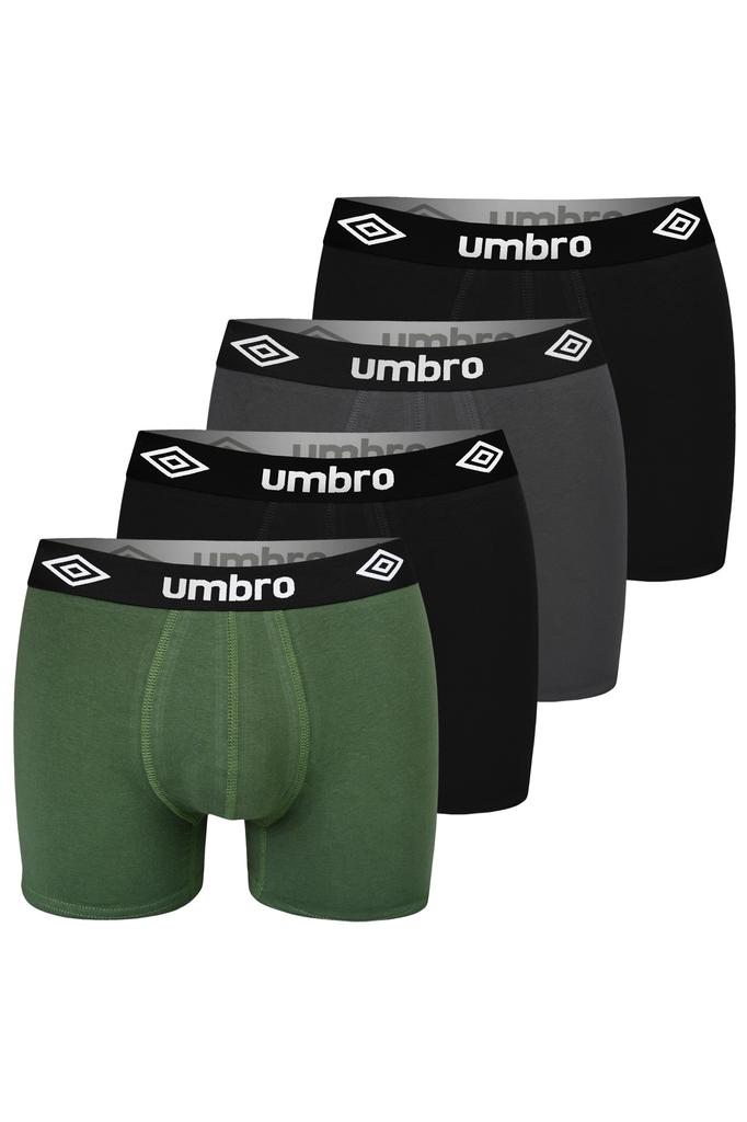Мужские боксеры Umbro, 4 штуки, 0197, разноцветные