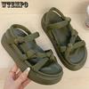 Summer Niche Design Sandals Female Muffin Hundred Thick Bottom Open Toe Soft Bottom Casual Roman Beach Shoes