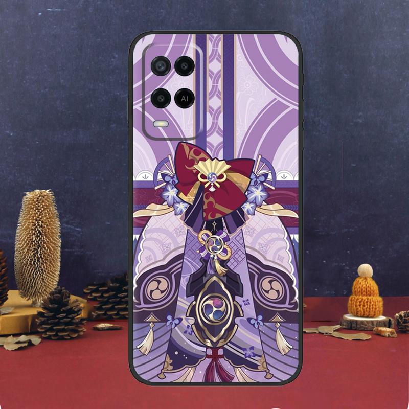Genshin Impact Raiden Shogun For OPPO A54S A74 A94 A58 A78 A98 A16 A76 A96 A15 A17 A77 A5 A9 A52 A72 A79 A53S A57S Case