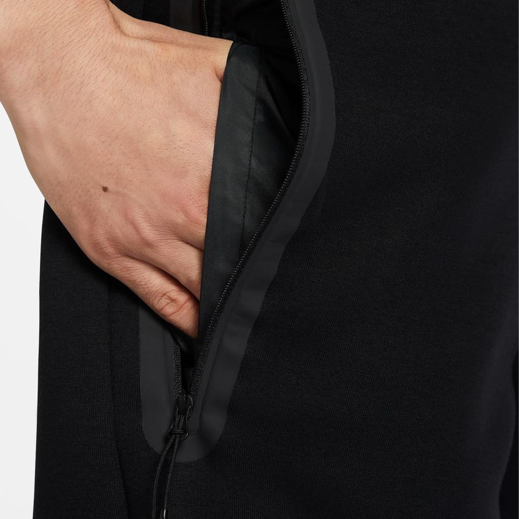 Nike Sportswear Tech Fleece Solid Logo Drawstring Sports Shorts Men Shorts Black FB8172-010