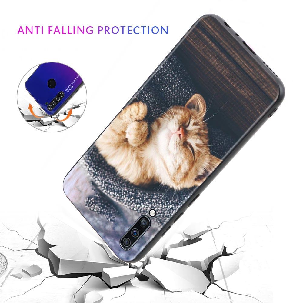 Силиконовый чехол для телефона Samsung Galaxy A50 A70 A10 A20e A30 A40 A20s A10s A10e A80 A90 A60 A30s, чехол с милым котом и котенком
