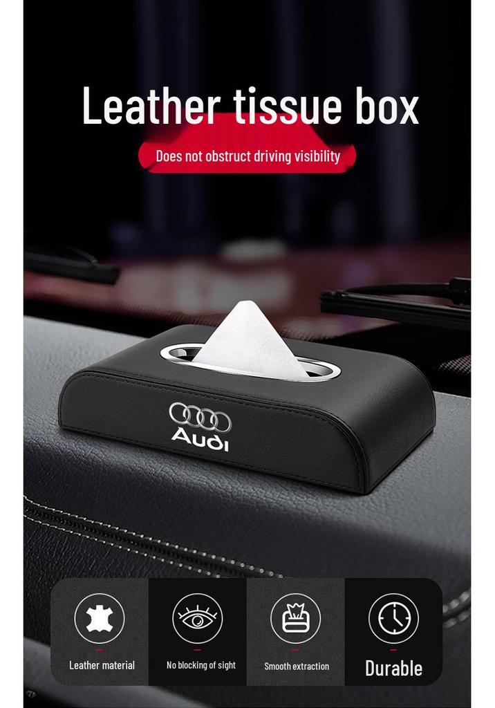 Совместимая кожаная коробка для салфеток для салона автомобиля Lingbao BOX/Uni/COCO