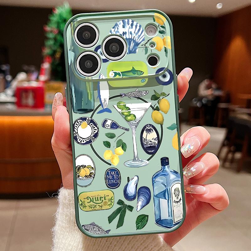Чехол с узором SeaWorld для iPhone 17 Pro Max Магнитный для Magsafe Гибридный Тонкий Матовый Чехол для iPhone 16 15 14 13 Pro Max Осьминог Морская звезда