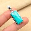 Pretty Santa Rosa Turquoise Gemstone 925 Solid Sterling Silver Handmade Jewelry Pendant