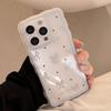 Синий бант Подходит для Iphone16promax Apple 15 Чехол для мобильного телефона 11 Прозрачный 13 Нишевый 1412