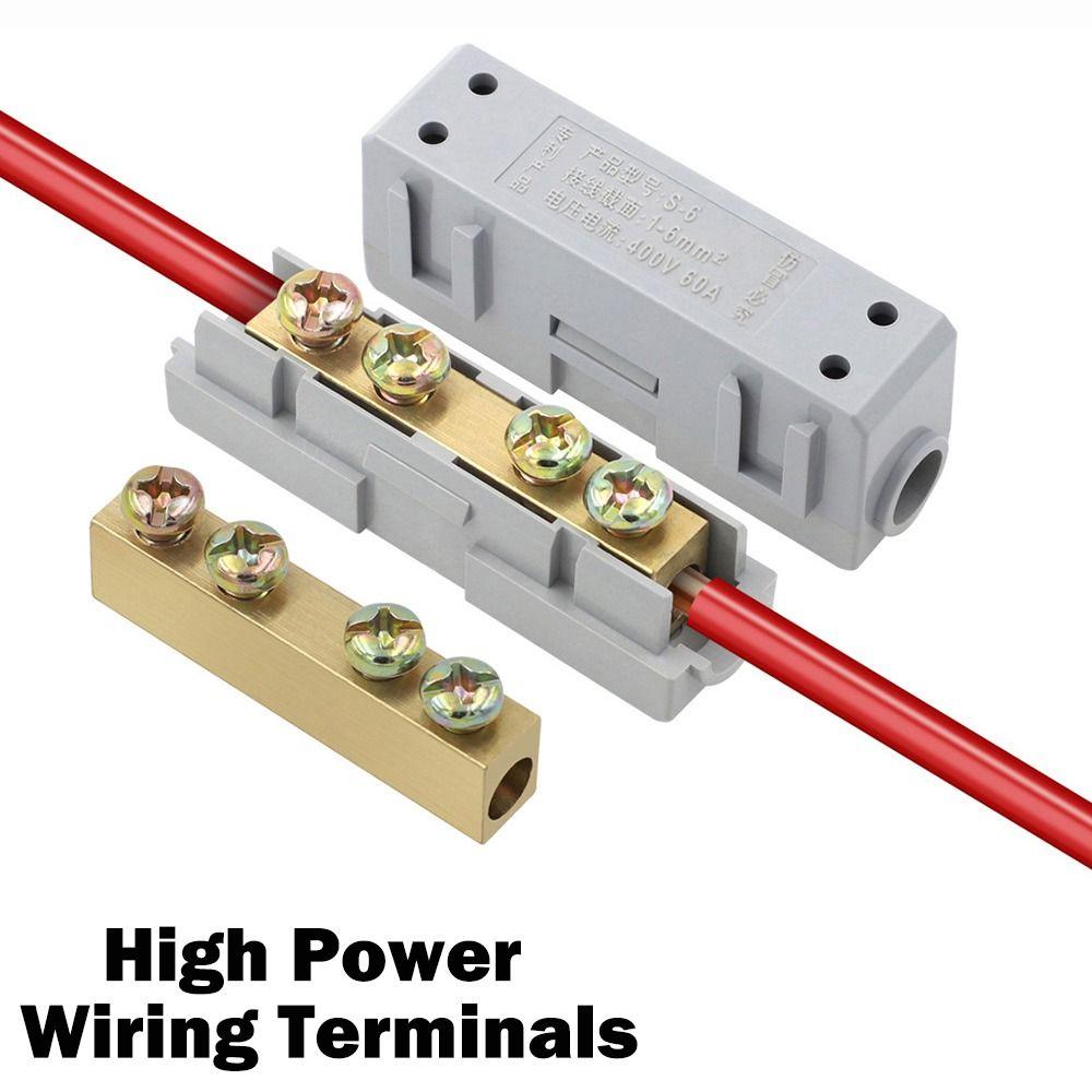 High Power Quick Terminal Block Conductor Brass Fast Connector Terminal Blocks Electrical