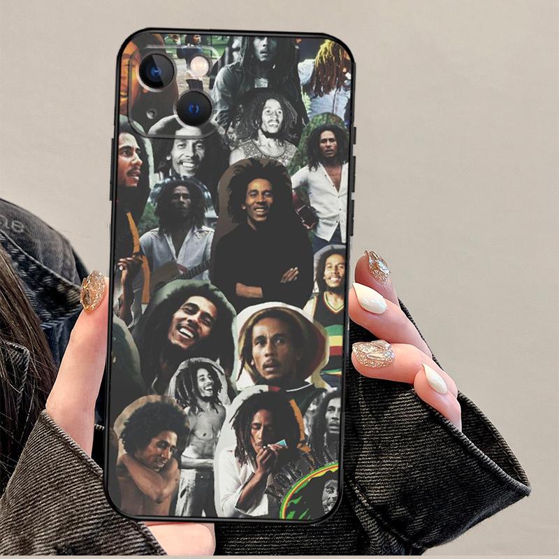 Цитаты Боба Марли Раста Регги Чехол Для iPhone 15 16 14 13 12 11 Pro Max Mini Plus X XR XS Max Чехол Оболочка