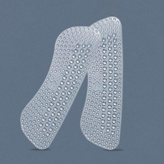 1 Pair Silicone Heel Sticker Inserts Anti-Slip Heel Grips Cushions Pads Foot Care Protector for Shoes Boots Flats