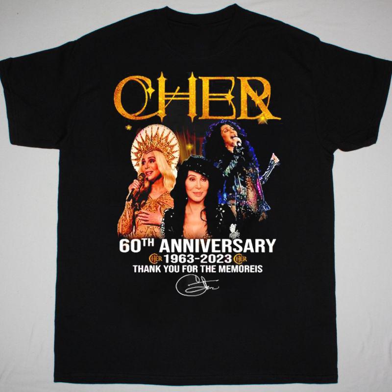 Cher 60th anniversary thank you for the memories signature Short Sleeve Tshirt Unisex T-Shirt