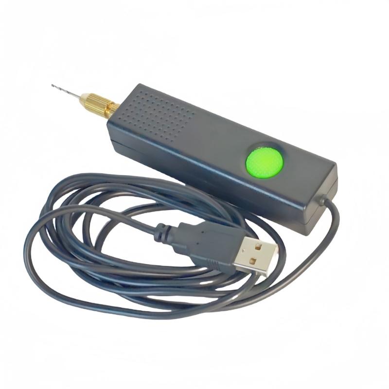 Миниатюрная USB-электродрель 5 В Портативный вращающийся инструмент для изготовления ювелирных изделий Материал ABS Низкий уровень шума Устройство для рукоделия