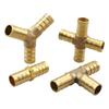 Brass Reducing Straight T X Y Elbow Pipe Hose Joiner Barbed Connector Air Water