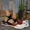 Summer Sandals Travel Women Shoes Sandal Sole Durable Sandal Ladies Outdoor Beach Slippers Platform Sandals
