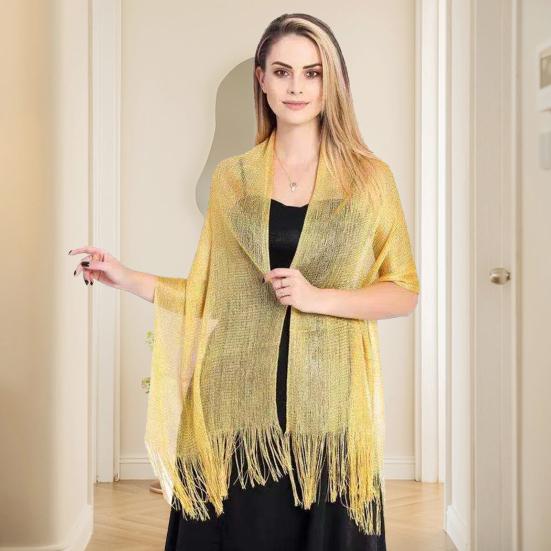 Women Shawl Beautiful Hollow Out Temperament Lady Dress Shawl Shirt Dress Matching Party Shawl Dress Shawl Lady Garment