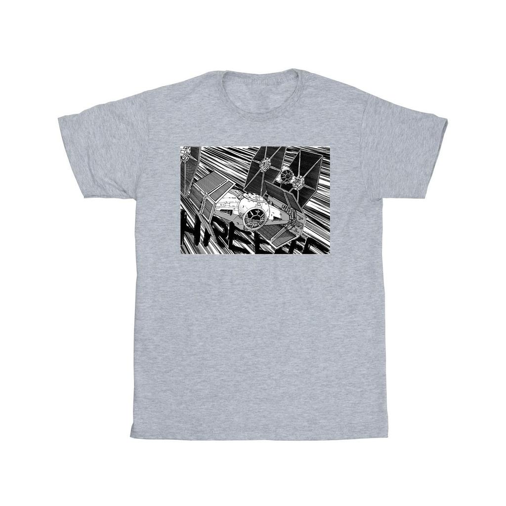 Star Wars Mens Anime Plane T-Shirt